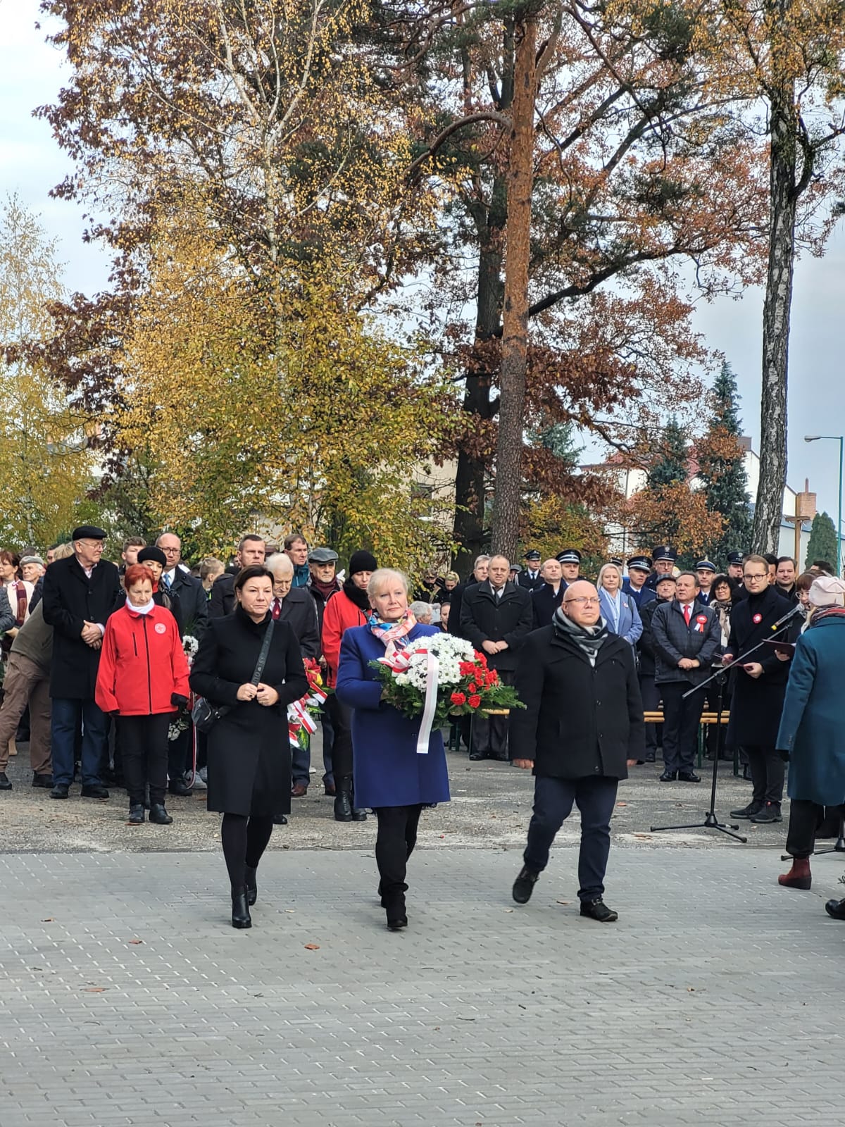 Obchody Dnia Niepodległości na Cmentarzu Wojskowym w Lublińcu 11.11.2023 r.